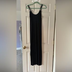 American Eagle maxi summer dress w/ slit up to knee, adjustable spaghetti straps